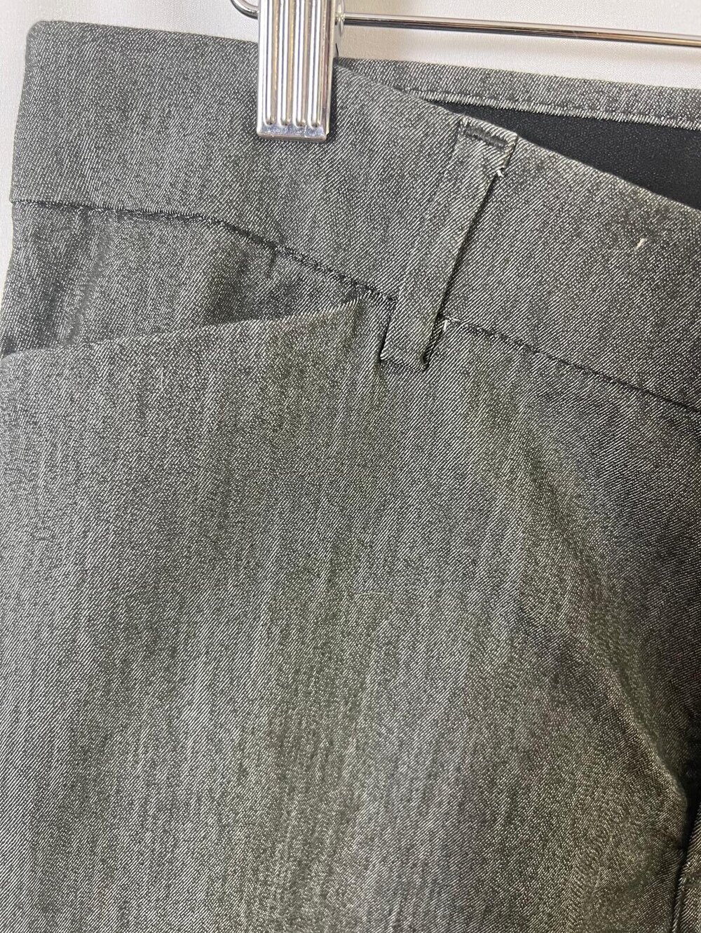 Lee Regular Fit Trouser Gray Mid Rise Regular M Flex Motion - Picture 10 of 12